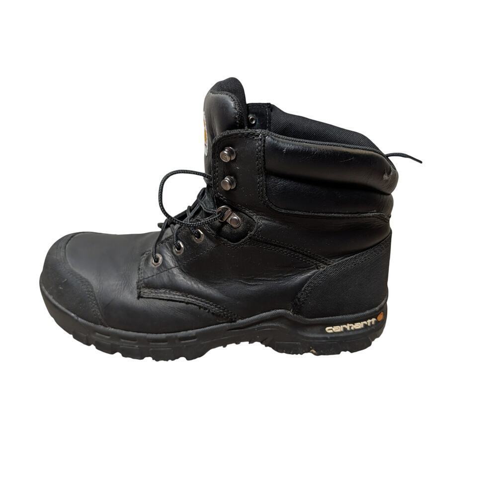 CARHARTT Men's Black Hiking/Work boots, size 15; Steel Toe; CMF6371